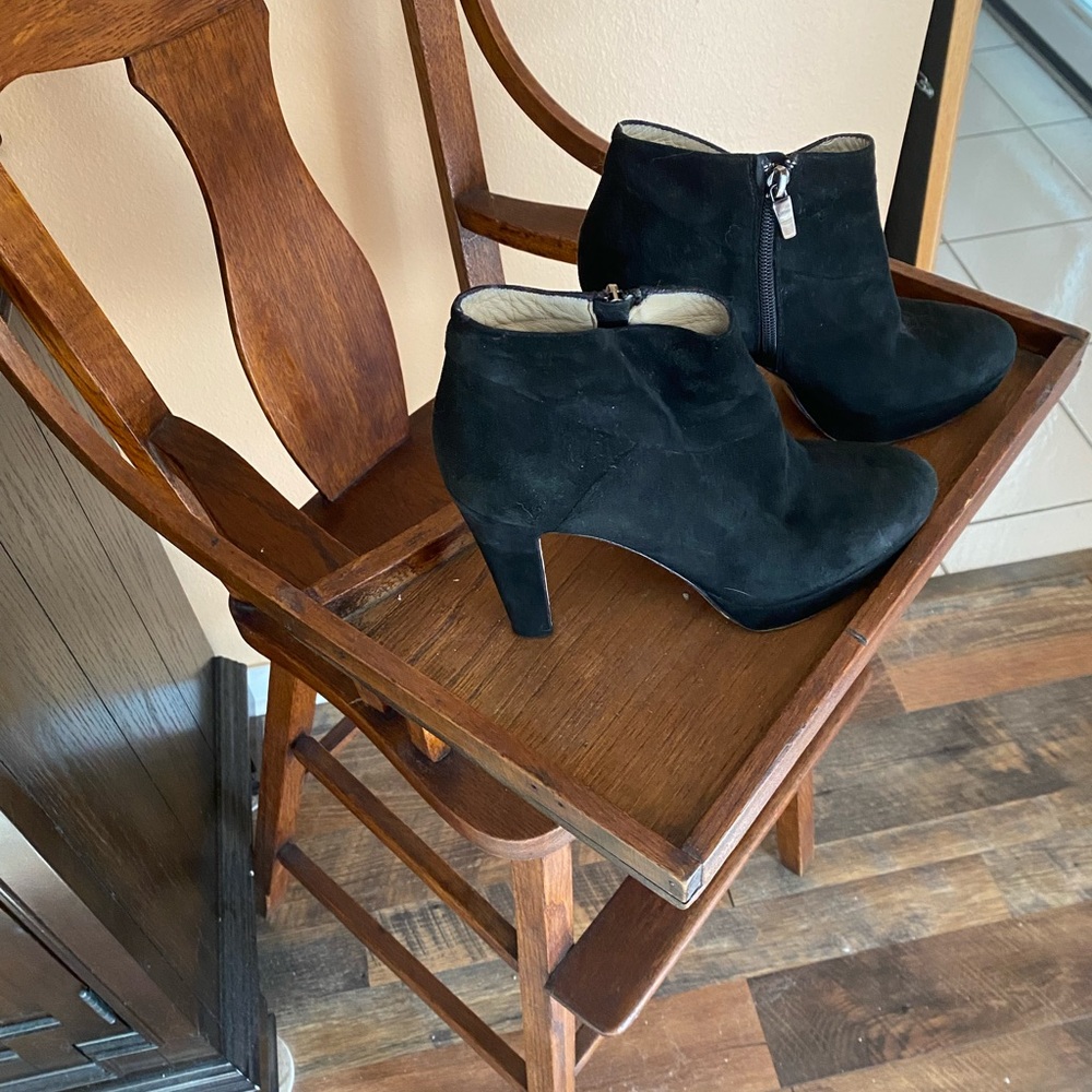 Hobbs Black Suede Boots